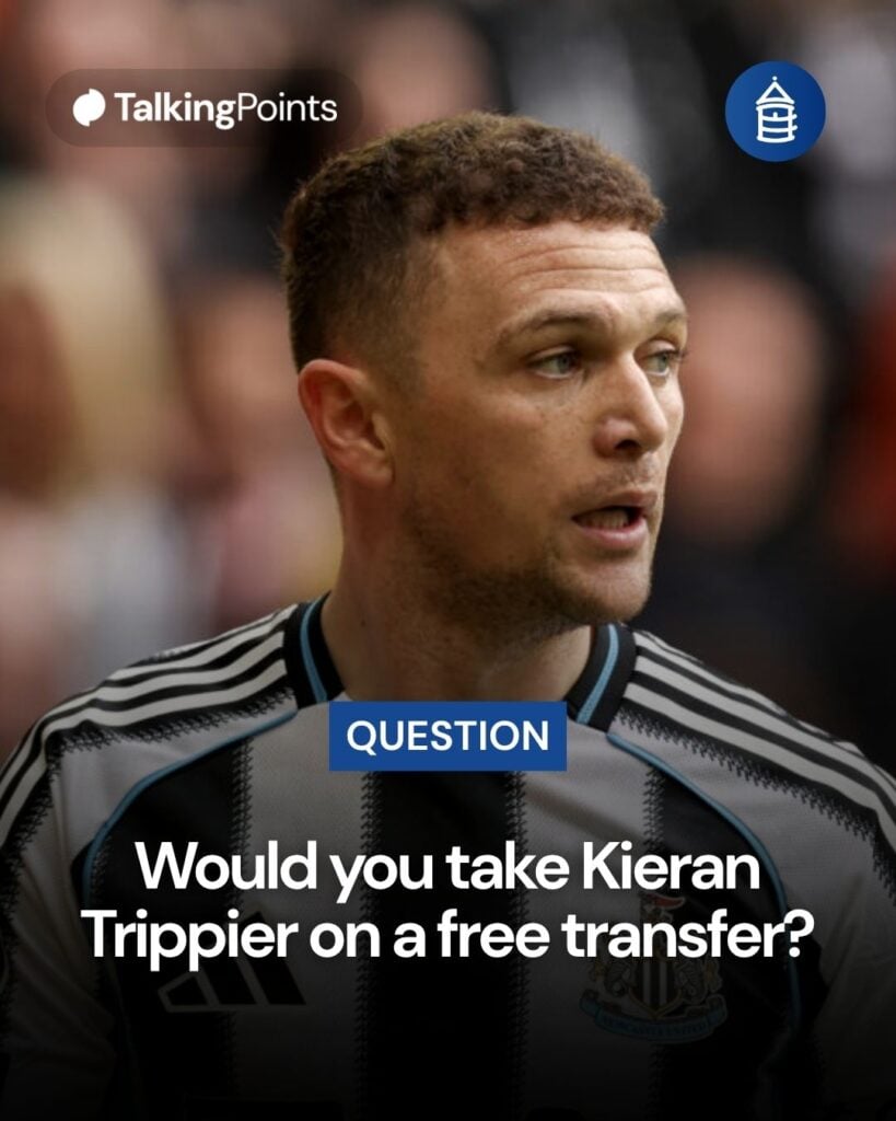 Kieran Trippier question.