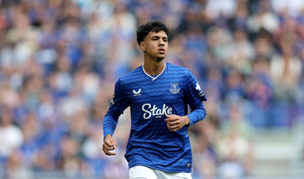 Everton defender Adam Aznou.