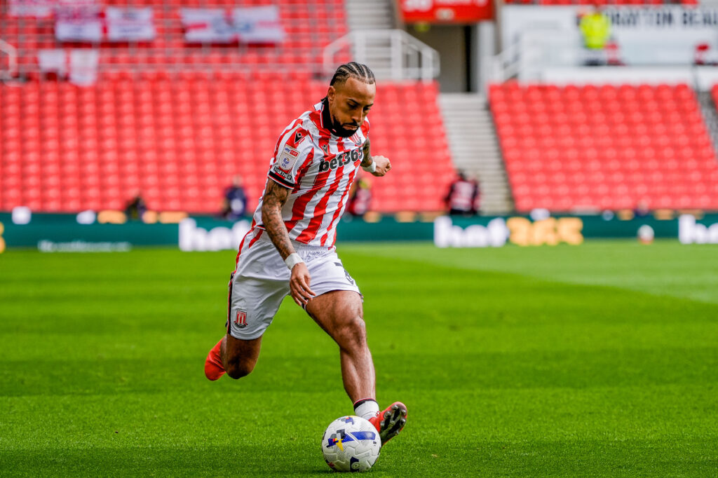 Stoke City winger Sorba Thomas.
