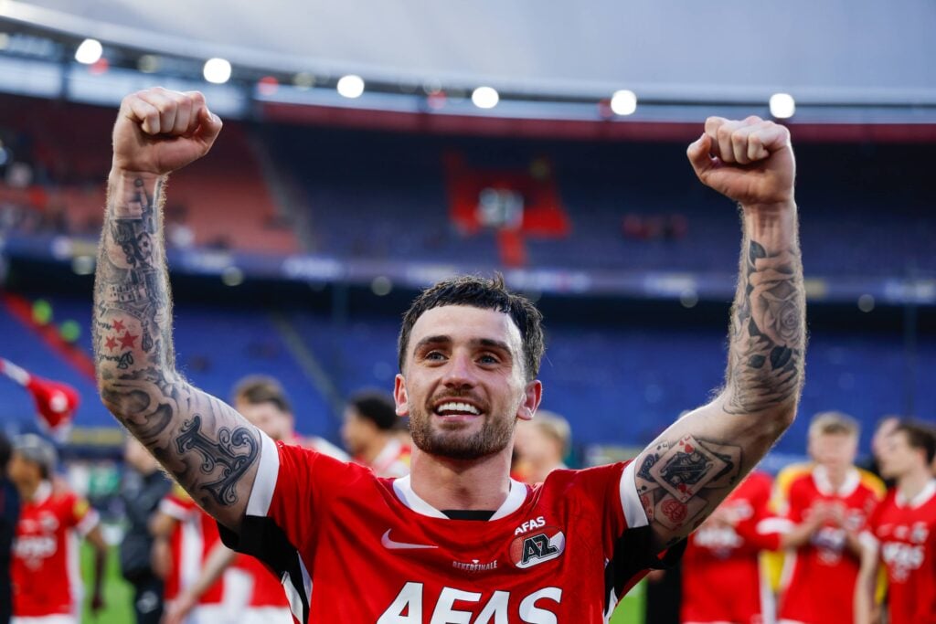 AZ Alkmaar striker Troy Parrott.