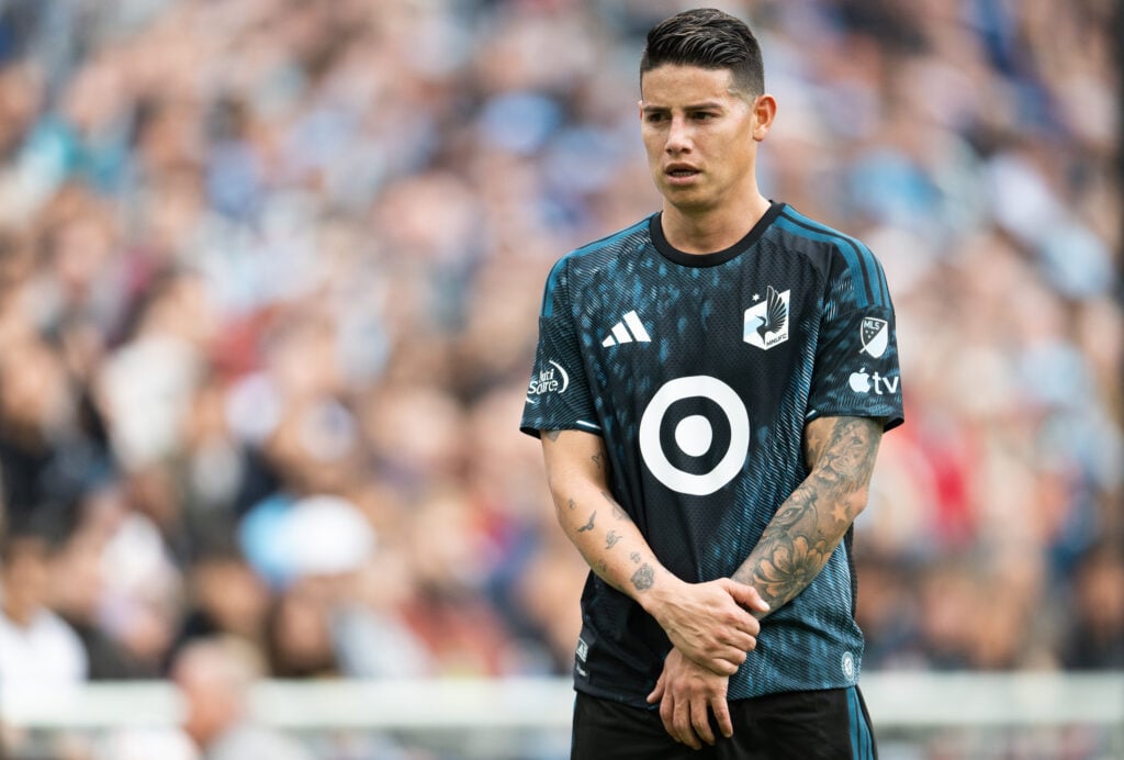 Minnesota United star James Rodriguez.