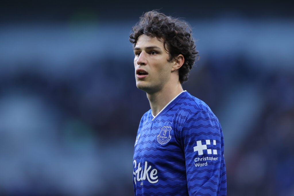 Everton midfielder Merlin Rohl.