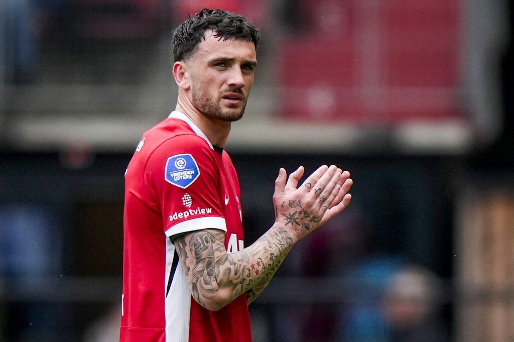 AZ Alkmaar striker Troy Parrott.