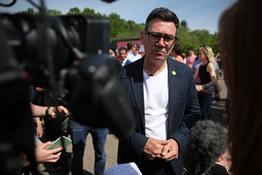 Andy Burnham Launches His Campaign As Labour's Candidate For The Makerfield By-election