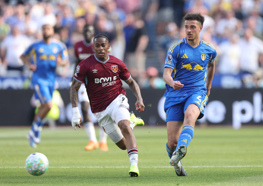 West Ham United winger Crysencio Summerville.