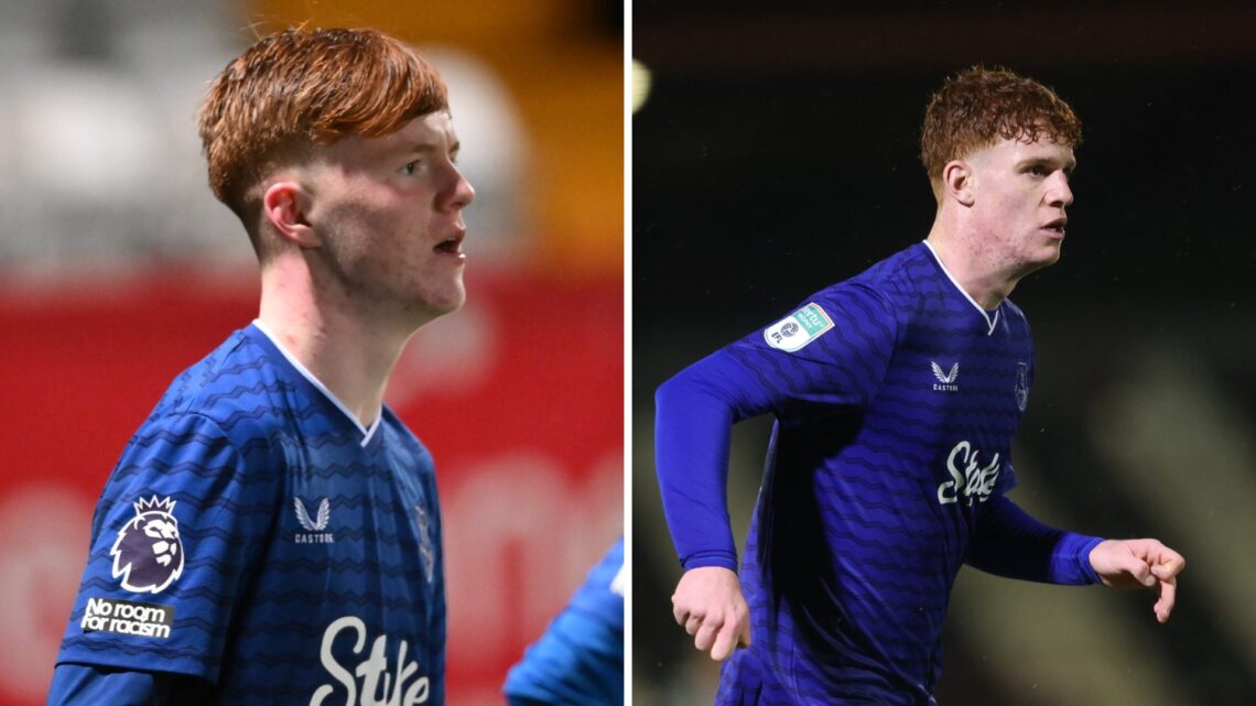 Braiden Graham for Everton U21s vs Tottenham Hotspur. Ceiran Loney for Everton U21s in the Vertu Trophy vs Grimsby.