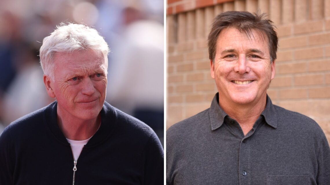 David Moyes reacts as Everton play West Ham. Dan Friedkin attends Cannes film festival.