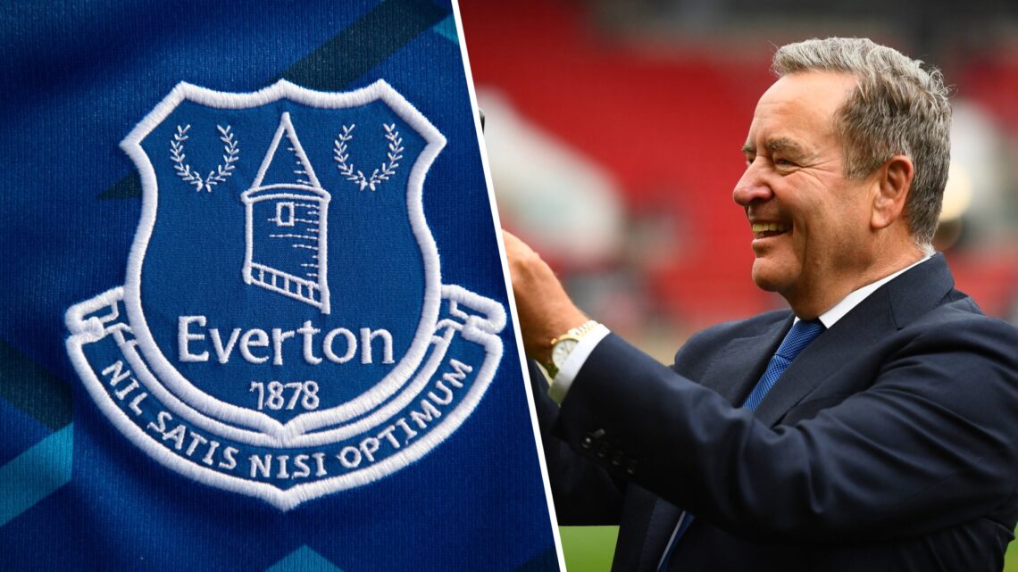 Everton badge. Jeff Stelling at Hartlepool United and Torquay United.