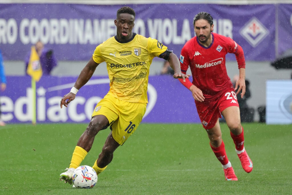 Parma midfielder Mandela Keita.