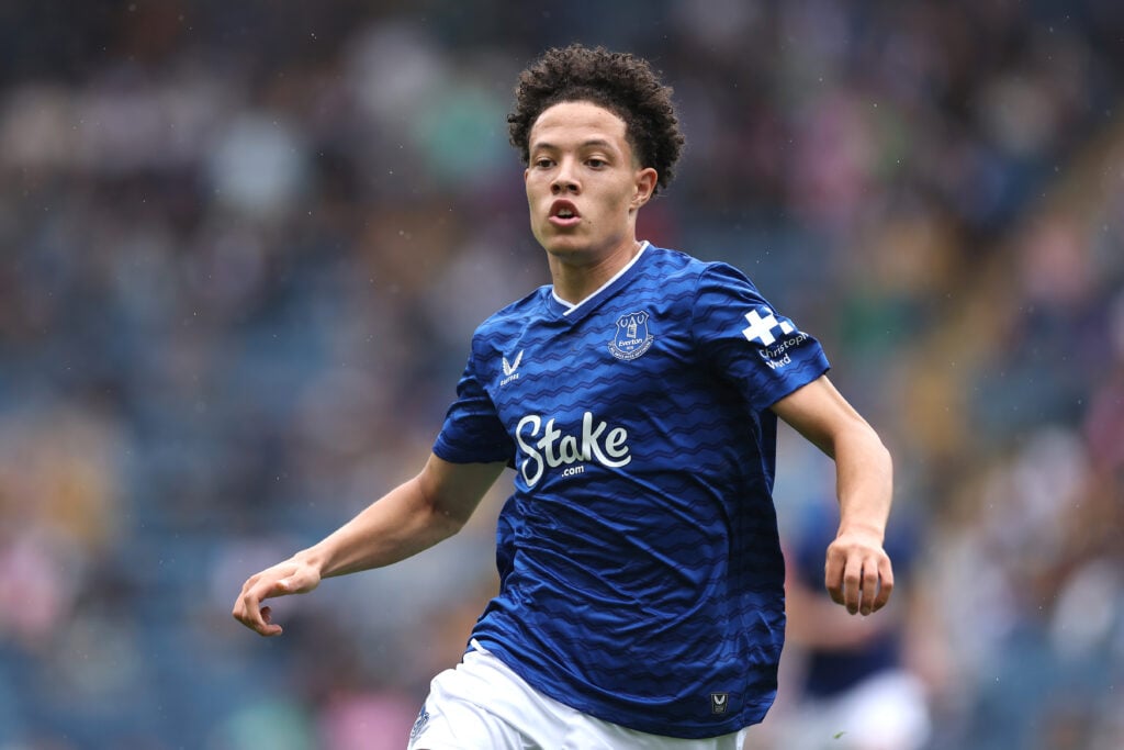 Everton winger Isaac Heath.