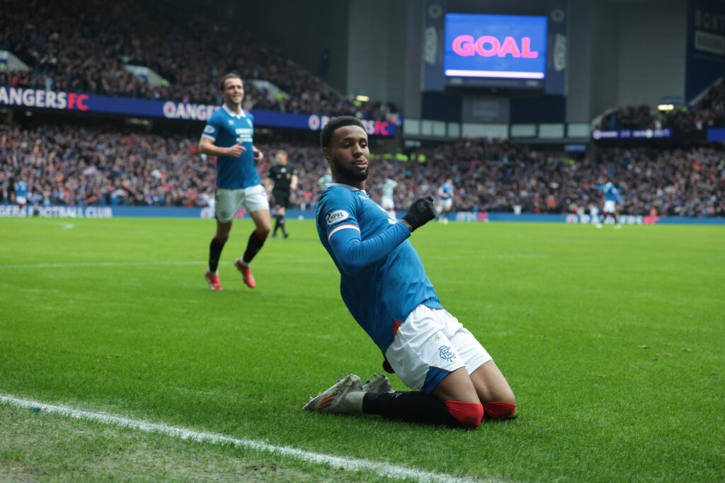 Rangers striker Youssef Chermiti.