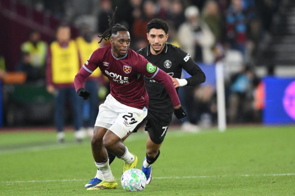 West Ham United right-back Aaron Wan-Bissaka.