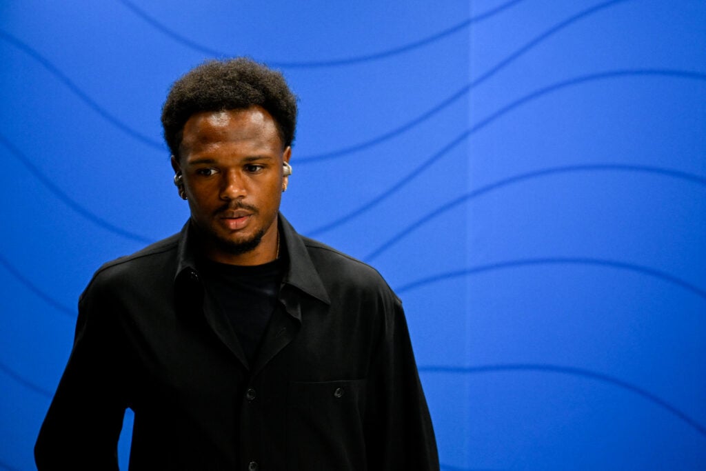 Lois Openda ahead of playing for Juventus.