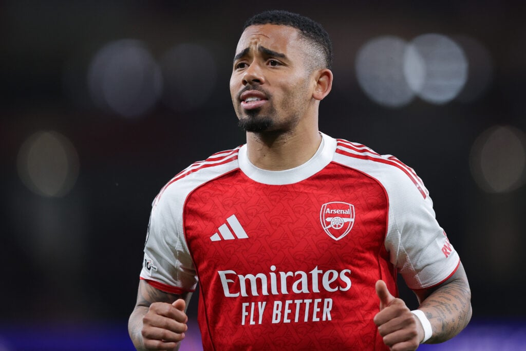 Arsenal striker Gabriel Jesus.