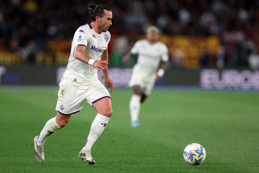 Jack Harrison (Defender) of Fiorentina seen in action during