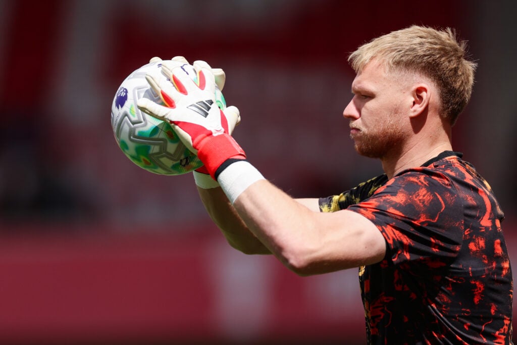 Newcastle United goalkeeper Aaron Ramsdale.