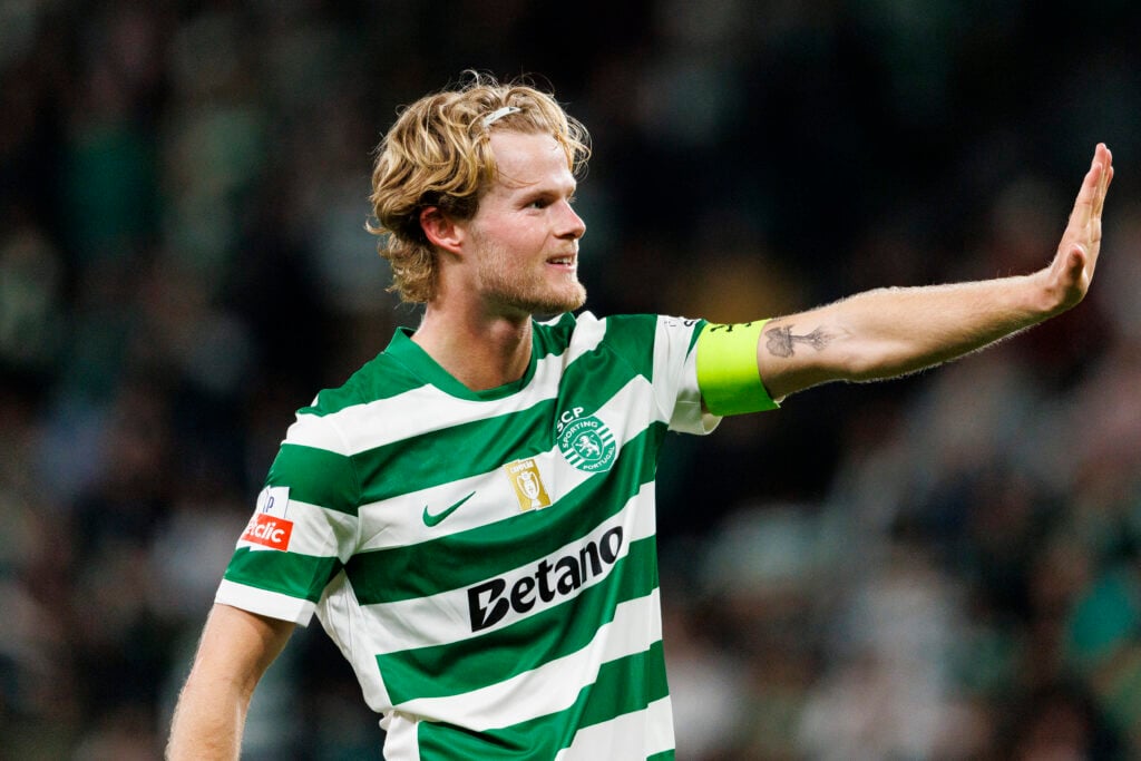 Sporting midfielder Morten Hjulmand.