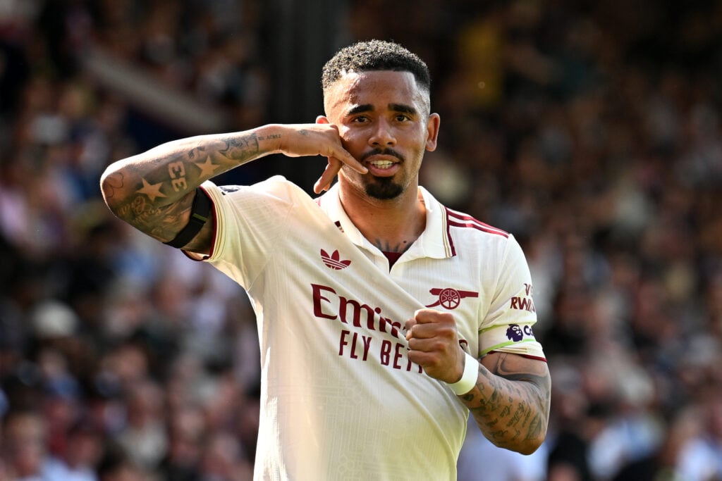 Arsenal striker Gabriel Jesus.