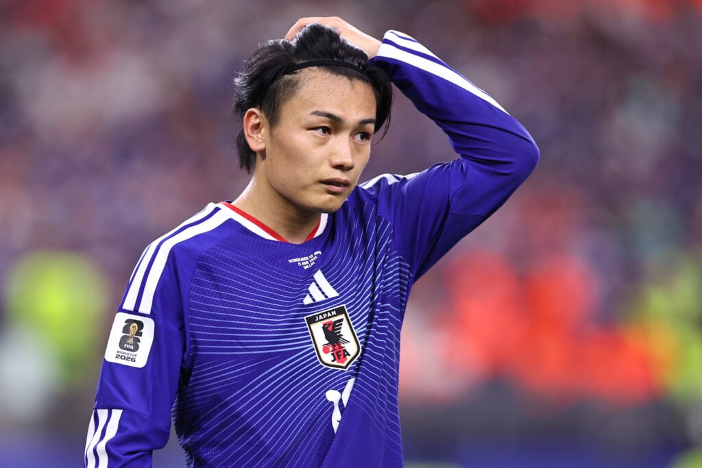 Japan striker Ayase Ueda.