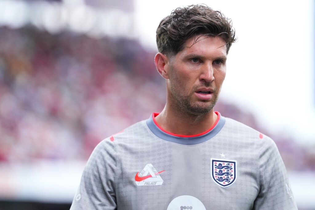 John Stones in England training gear.
