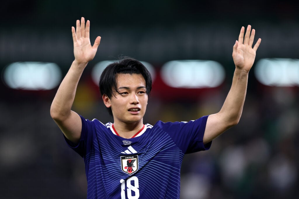 Japan striker Ayase Ueda.