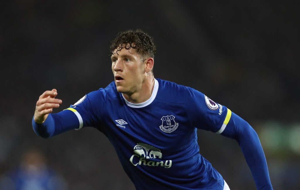 Ross Barkley playing for Everton.