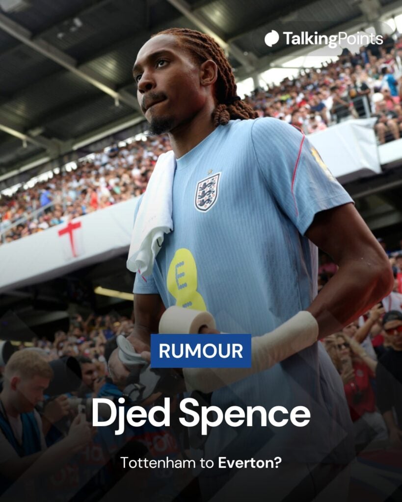 Djed Spence #25 of England makes his way out to warm up before the International Friendly match between England and Costa Ric