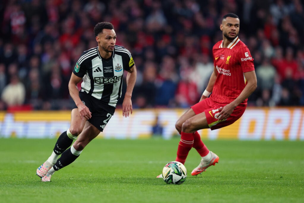 Jacob Murphy playing for Newcastle.