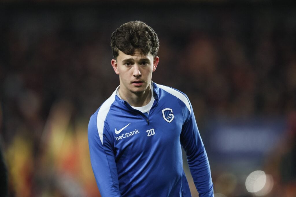 Konstantinos Karetsas playing for Genk.