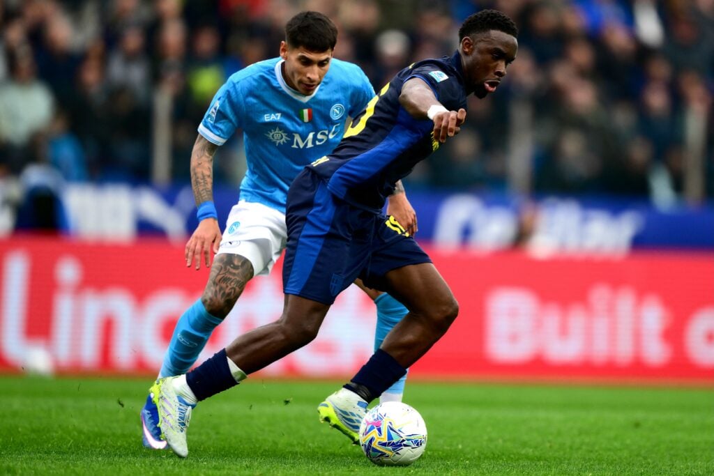 Mandela Keita in action.