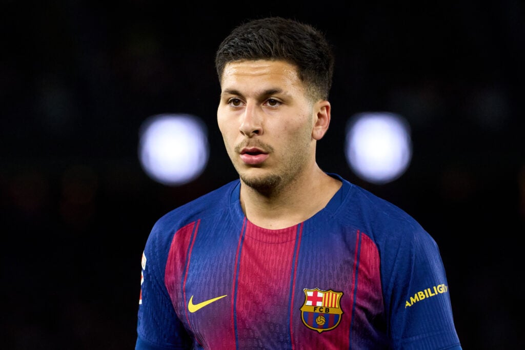 Roony Bardghji playing for Barcelona.