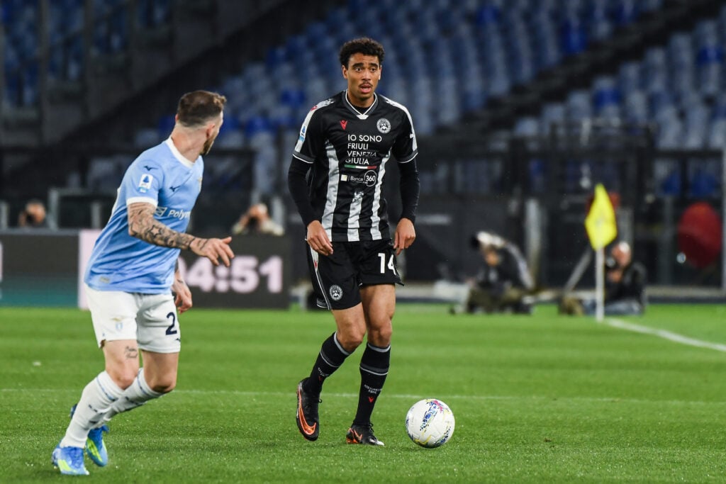 Arthur Atta playing for Udinese.