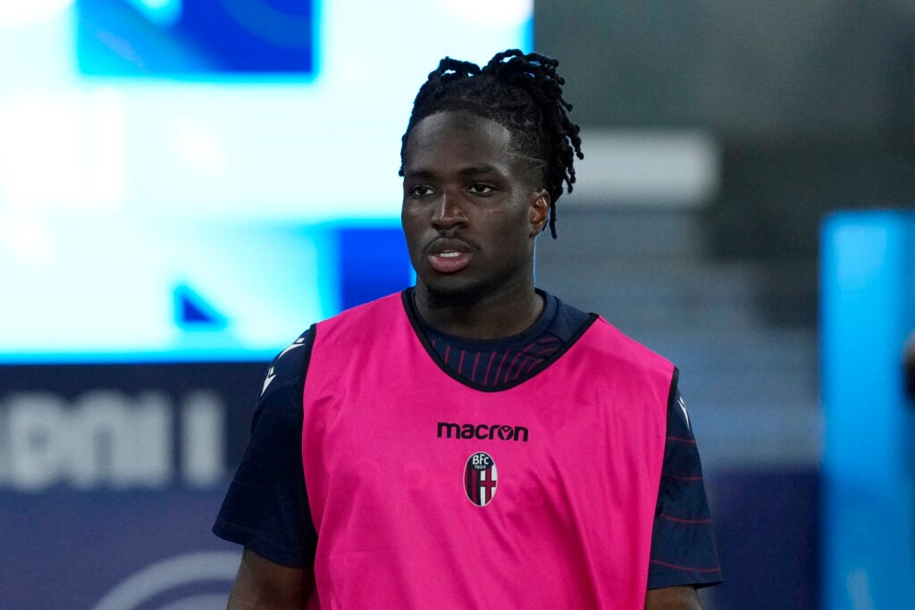Jonathan Rowe ahead of playing for Bologna.