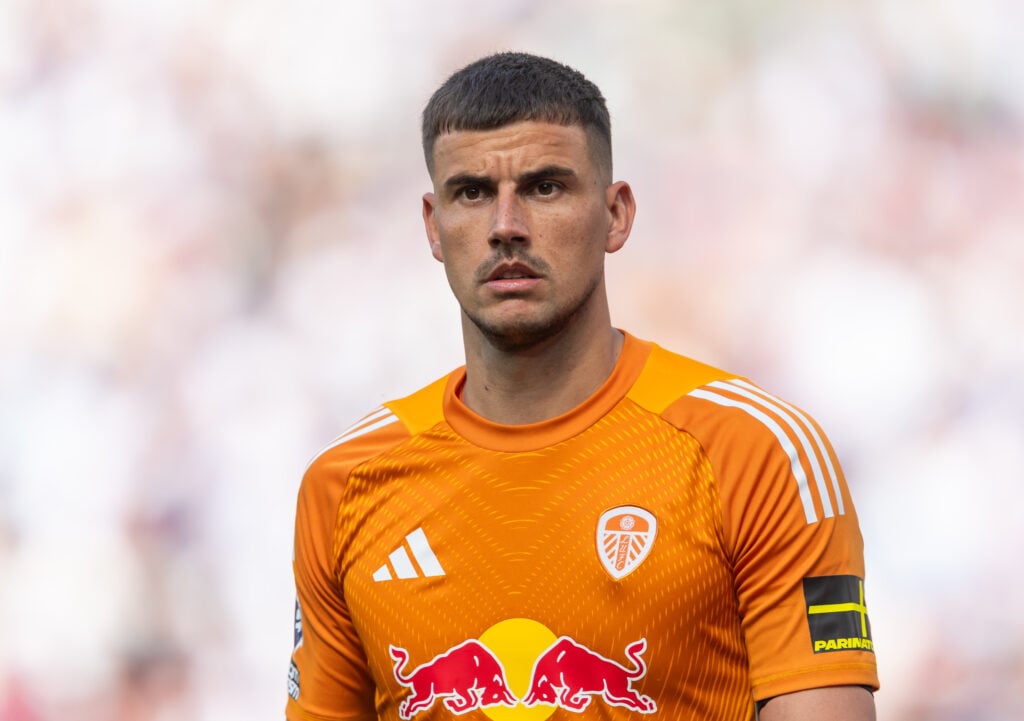 Karl Darlow playing for Leeds.