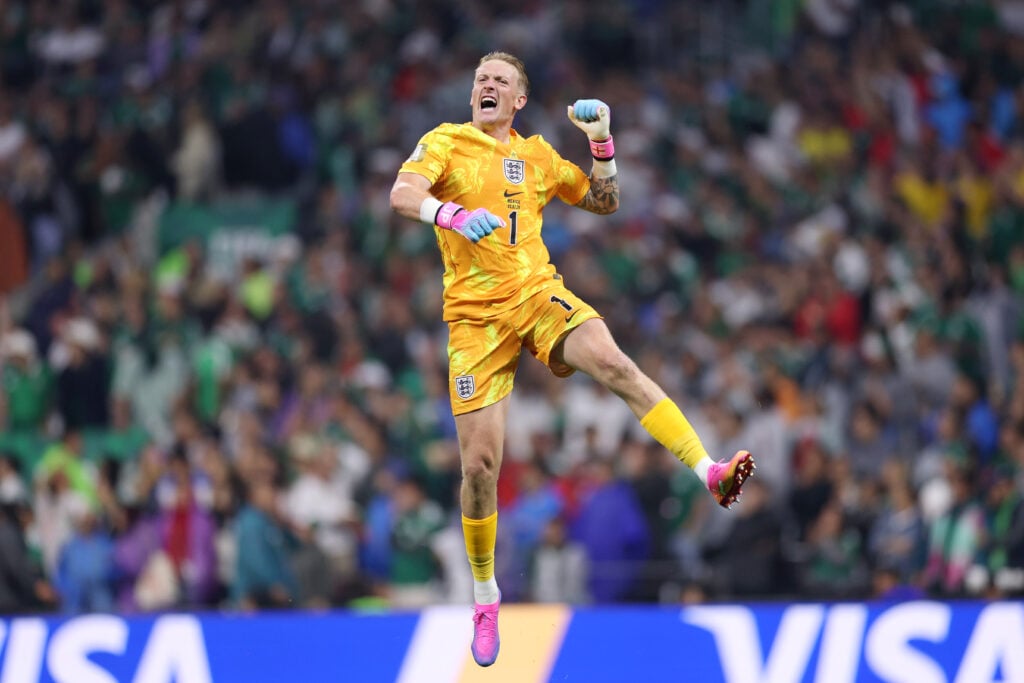 England goalkeeper Jordan Pickford.