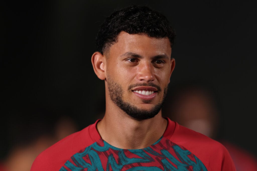 Matheus Nunes ahead of playing for Portugal.