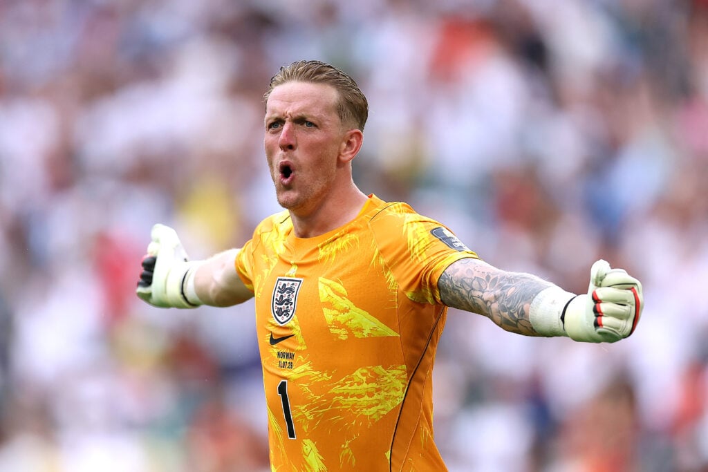 England goalkeeper Jordan Pickford.
