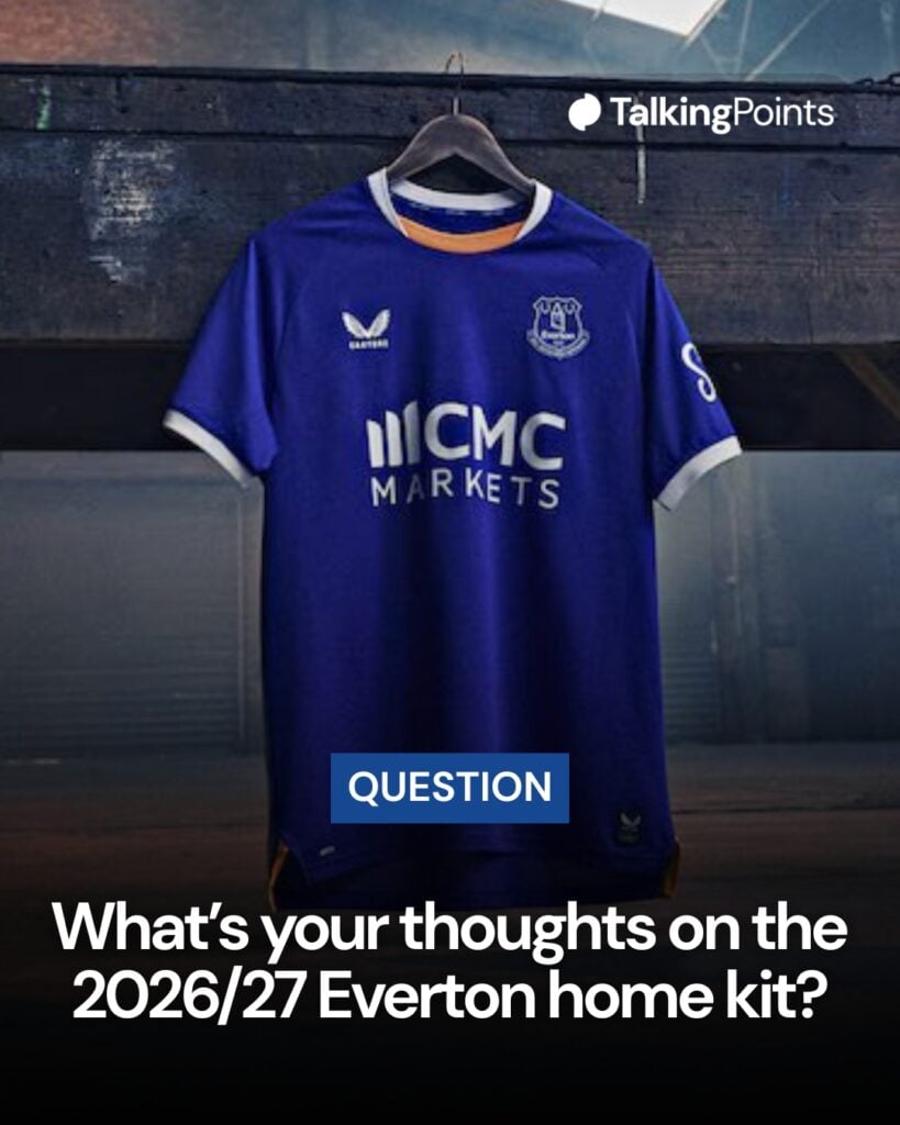 Everton home kit 2026/27